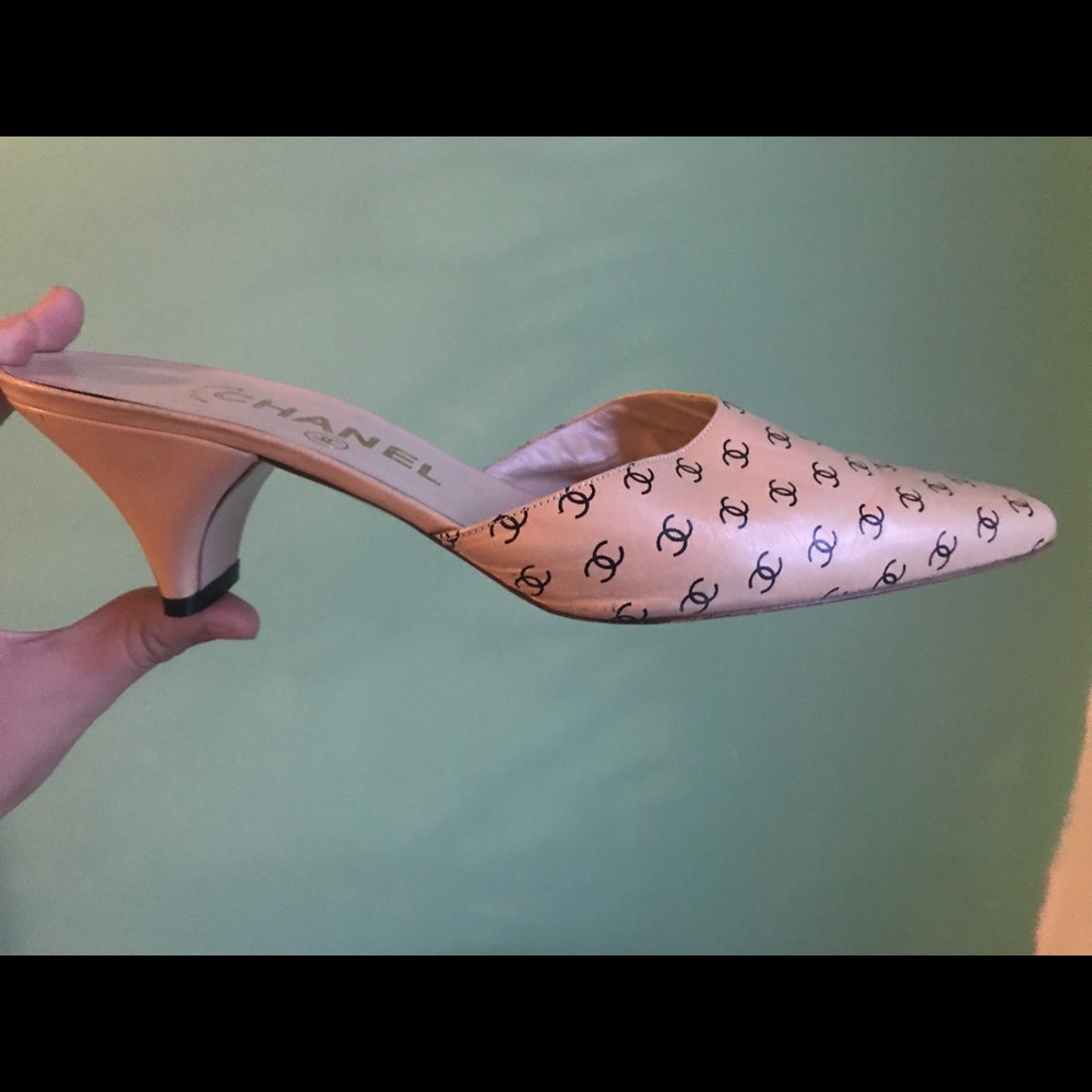 SOLD - Authentic Chanel Mules - Picture 2 of 6